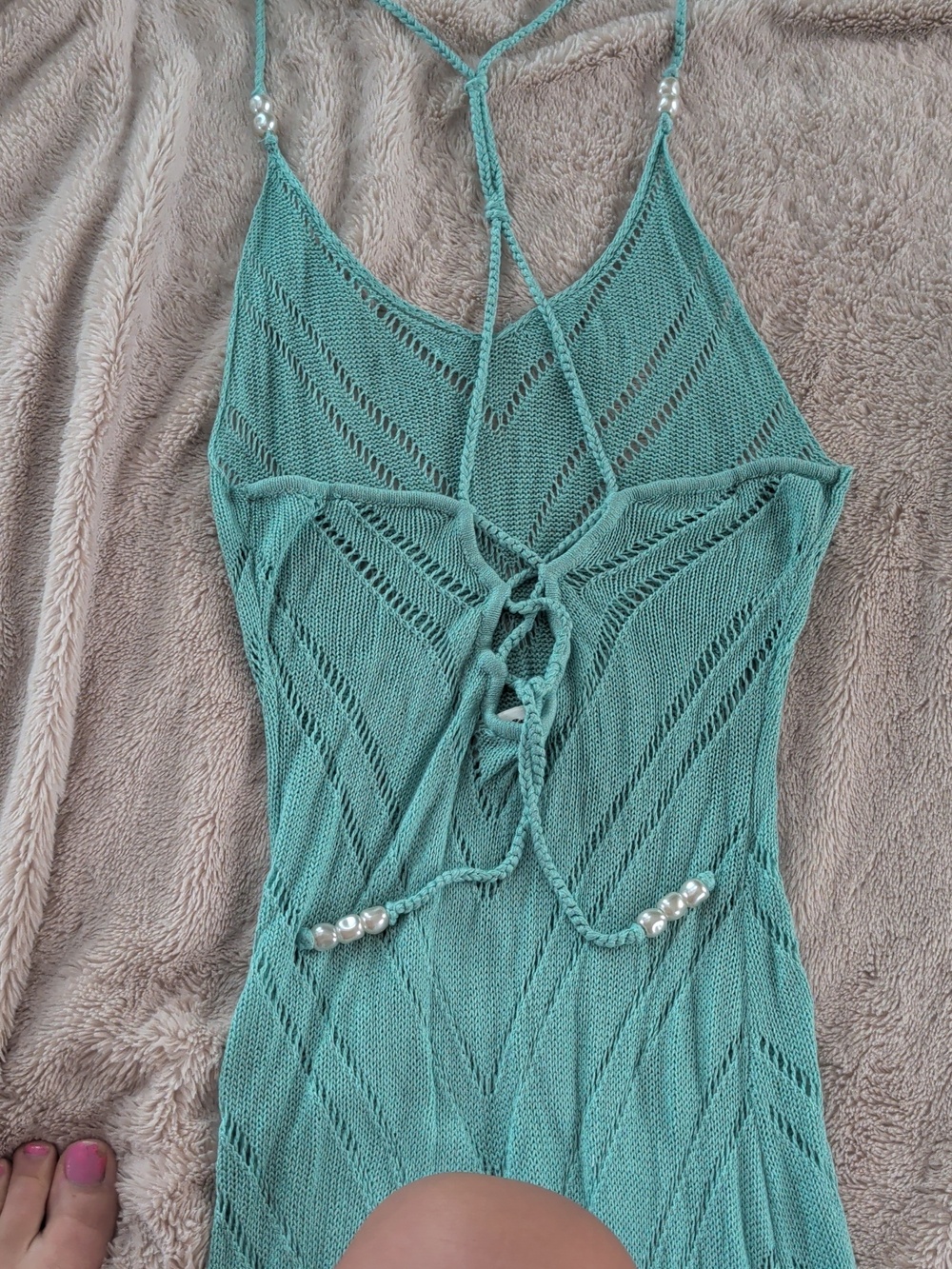 LSPACE X Anthropologie Hailee Cover-Up Dress - Topaz Dip Dye - Picture 9 of 10